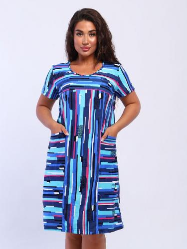 Туника жен Амина василёк Т-118 1