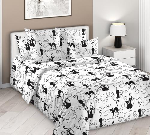 Бязь 220 рис 205611 Котофей комп 1 черн