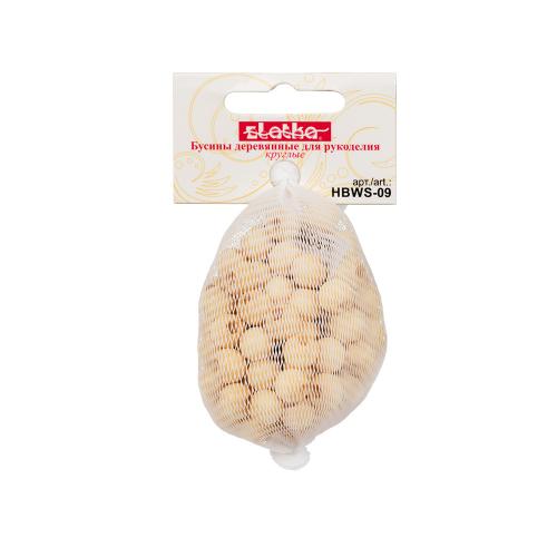 Бусины дерево Златка HBWS-09 8мм 10-100