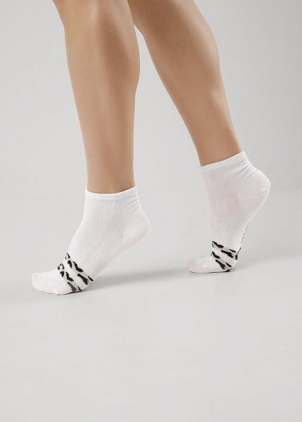 Носки жен CLE Д5506 fashion база хл+эл-бел 2